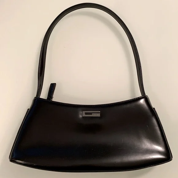 Guess Faux Black Leather Bag - Picture 5 of 5